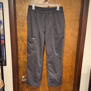 Women's Gray Cherokee Straight Leg Scrub Pants